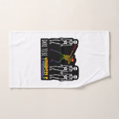 Osez Être Vous-Même Halloween Dabbing Squelette (Serviette à main)