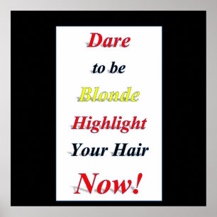 Osez le Poster Mat Blond