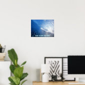 Osez surfer sur la vague Poster (Bureau à domicile)