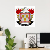 Osgood Family Crest Poster (Thuiskantoor)