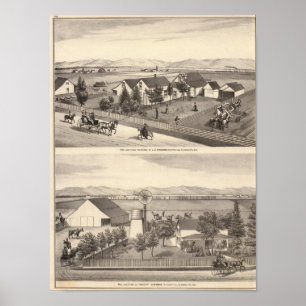 Osgood, Kameroenverblijven, boerderijen Poster