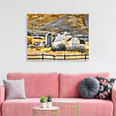 Osguthorpe Barn in Park City, Utah Canvas Afdruk (Insitu (Woonkamer))