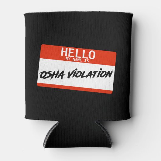 OSHA-schending Blikjeskoeler (Voorkant)