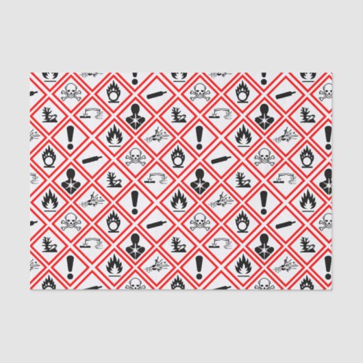 Osha Waarschuwingen Tissuepapier (Voorkant)