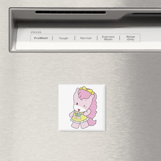 Osharena Ponies "Pinky" Magnet (In Situ (Lave-vaisselle))