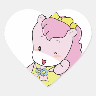 Osharena Ponies "Pinky" Stickers Kawaii