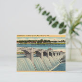O'Shaughnessy Dam, Columbus, Ohio Briefkaart (Staand voorkant)