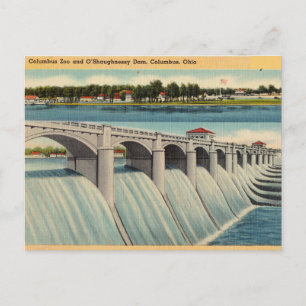 O'Shaughnessy Dam, Columbus, Ohio Briefkaart