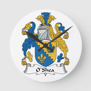 O'Shea Family Crest Ronde Klok