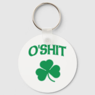 O'Shit Irsh Shamrock Sleutelhanger