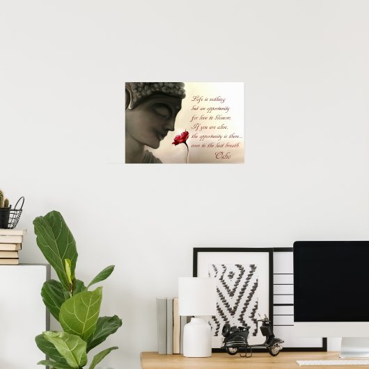 Osho Quote Poster (Thuiskantoor)