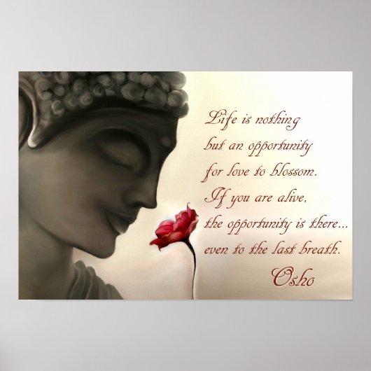 Osho Quote Poster (Voorkant)
