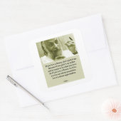 Osho Vierkante Sticker (Envelop)