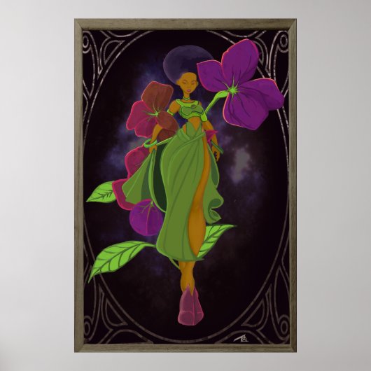 Oshun Afrikaanse Poster (Voorkant)