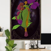 Oshun Afrikaanse Poster (Thuiskantoor)