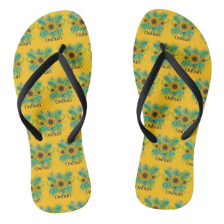 Oshun Goddess Sunflowers Teenslippers