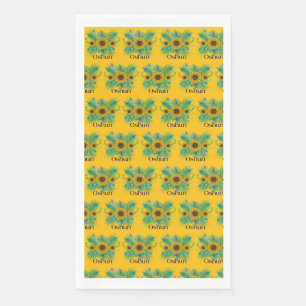 Oshun Godin Zonnebloemen Servet