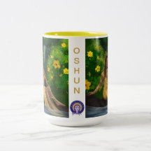 Oshun Orisha/Goddess Tea Mug (Corps complet)