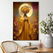 Oshun Print: Luxe Afro Mystiek Poster