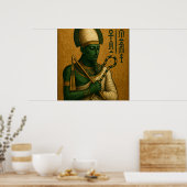 Osiris égyptien Affiche de Dieu Imprimer (Cuisine)