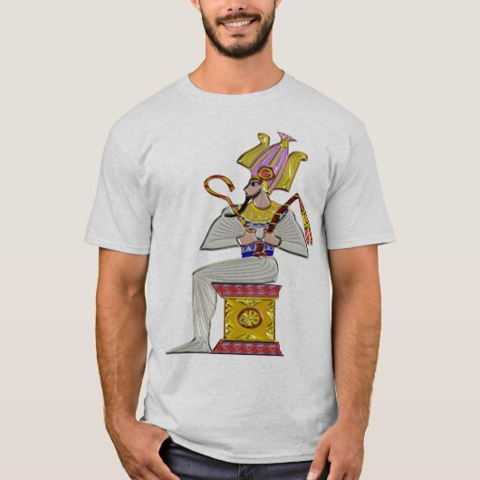 Osiris Egyptisch Folk Double Graphic T-shirt (Voorkant)