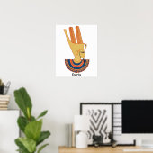 Osiris Oude Egyptische god Poster (Thuiskantoor)