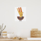 Osiris Oude Egyptische god Poster (Keuken)