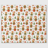 Ositos en Navidad Cadeaupapier (Vlak)