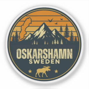 Oskarshamn, Zweden Sverige Sticker