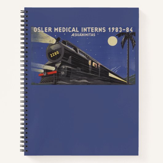 Osler Intern-laptop (blauw) Notitieboek (Voorkant)