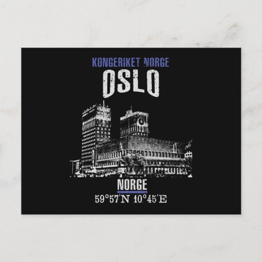 Oslo Briefkaart (Voorkant)