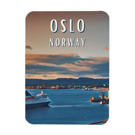 Oslo, de stad van de Scandinavische cultuur Magneet (Verticaal)