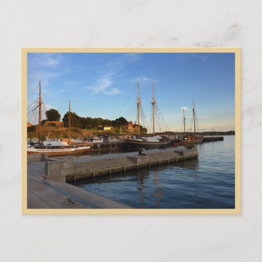 Oslo Harbour Briefkaart (Voorkant)