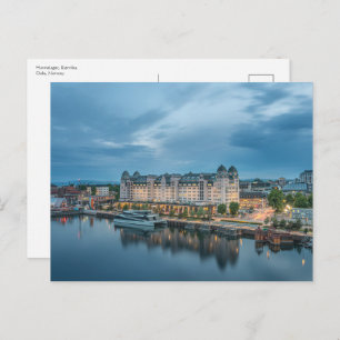 Oslo Noorwegen Briefkaart