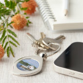 Oslo, Noorwegen fjord Sleutelhanger (Zijkant)