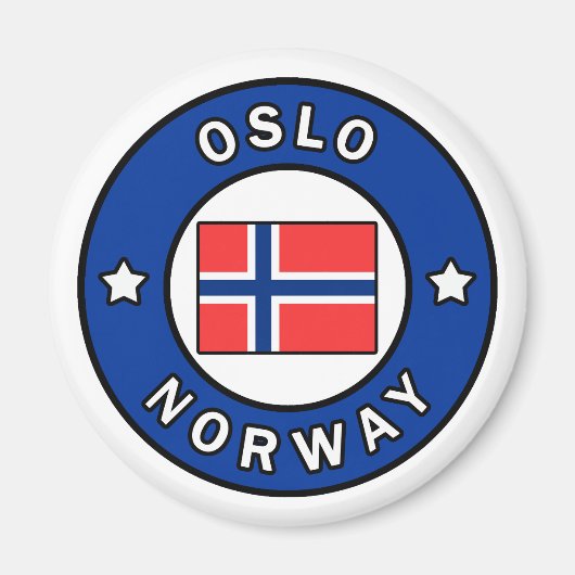 Oslo Noorwegen Magneet (Voorkant)