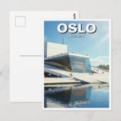 Oslo Noorwegen Reizen Briefkaart (Voorkant / Achterkant)