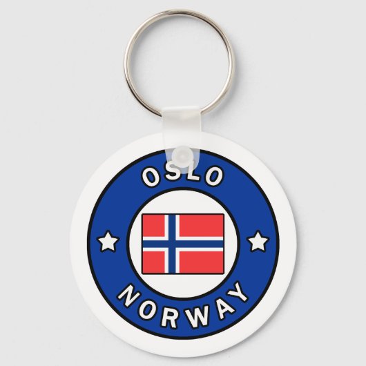 Oslo Noorwegen Sleutelhanger (Voorkant)