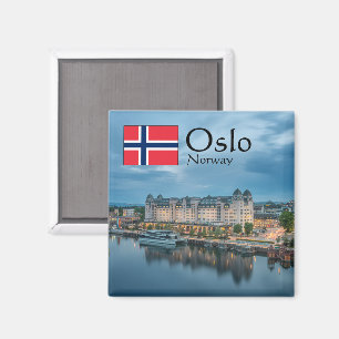 Oslo Noorwegen Souvenir Magneet