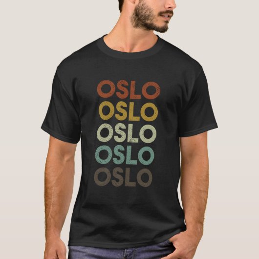 Oslo Noorwegen T-shirt (Voorkant)