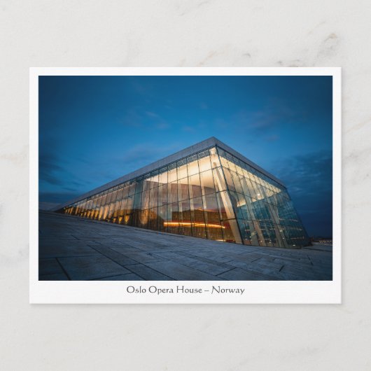 Oslo Opera House Briefkaart (Voorkant)