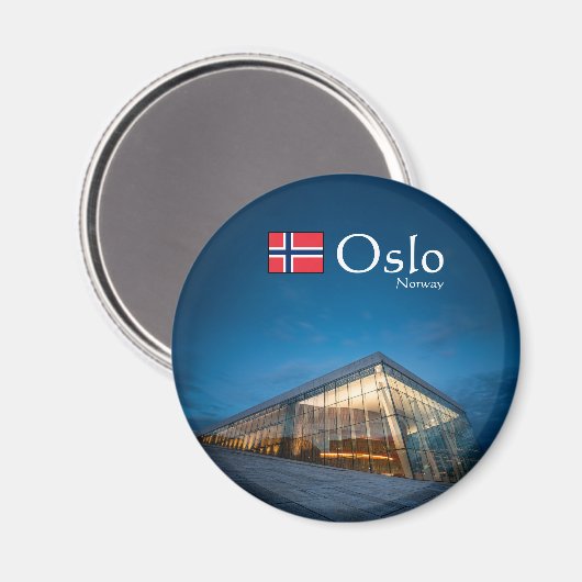Oslo Opera House Magneet (Voorkant / Achterkant)