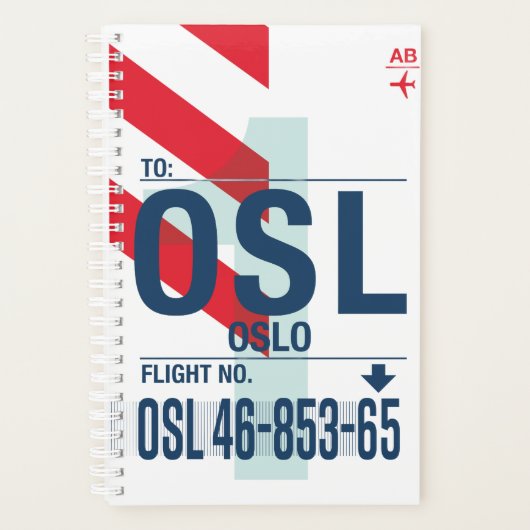 Oslo - Reisplanner 2026 Planner (Voorkant)