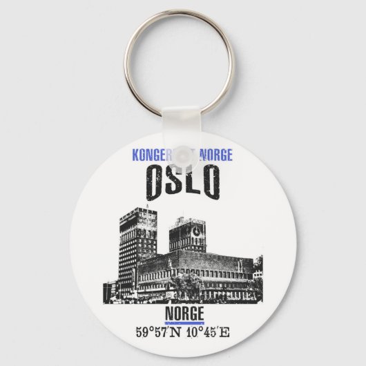 Oslo Sleutelhanger (Voorkant)