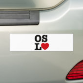Oslove Bumpersticker (Op auto)