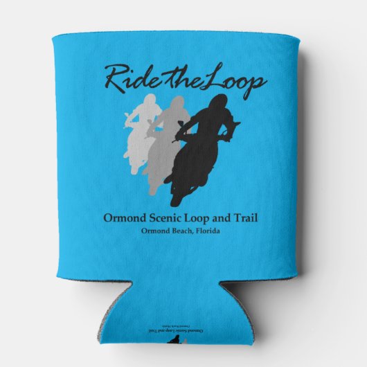 OSLT Ride the Loop Motorcycle Koelbox Blikjeskoeler (Achterkant)