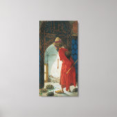 Osman Hamdi Bey The Tortoise Trainer Canvas Afdruk (Voorkant)