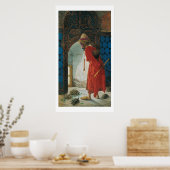 Osman Hamdi Bey The Tortoise Trainer Poster (Keuken)
