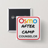 OSMO na Camp Counselor Button (Voorkant /achterkant)
