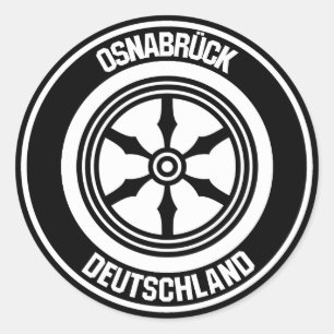 Osnabrück Round Emblem Ronde Sticker